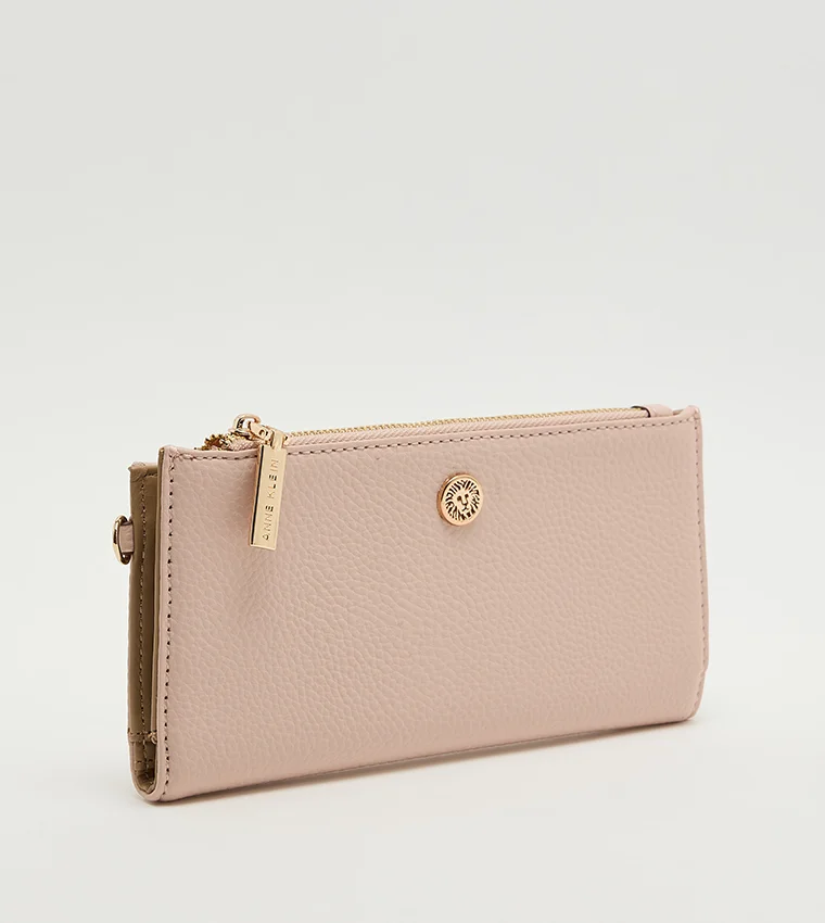 آن كلاين Anne Klein Textured Zippered Wallet